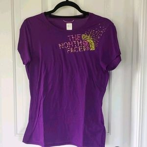 North Face purple t-shirt